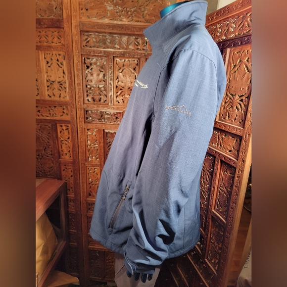 Eddie Bauer Lockheed Martin Military Space Jacket, Blue, Size 3X - Picture 3 of 13